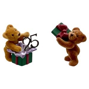 Hallmark 1999 “Anniversary Edition” Merry Miniatures 2pc. Set